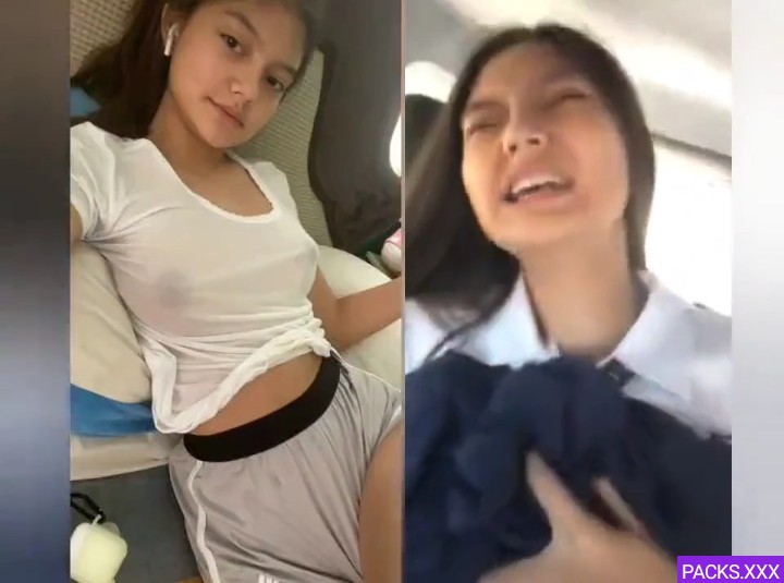 Colegiala mostrando que no es ninguna santa 1