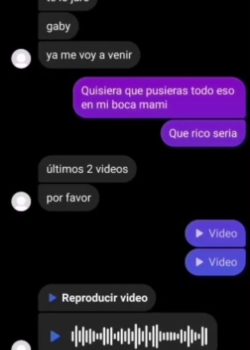 Manda video y más chorreandose toda 4