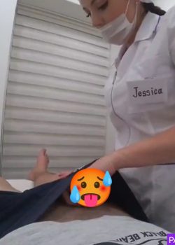Jessica una linda enfermera tragona 4
